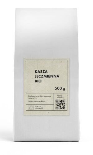 KASZA JĘCZMIENNA BIO 500 g - THE PLANET