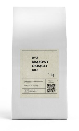 RYŻ BRĄZOWY OKRĄGŁY BIO 1 kg - THE PLANET