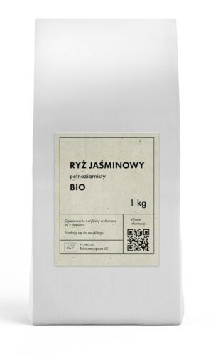 RYŻ JAŚMINOWY PEŁNOZIARNISTY BIO 1 kg - THE PLANET