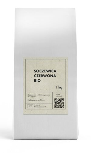 SOCZEWICA CZERWONA BIO 1 kg - THE PLANET