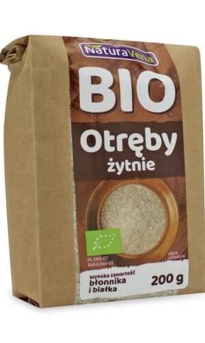OTRĘBY ŻYTNIE BIO 200 g - NATURAVENA
