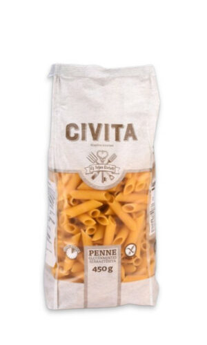 MAKARON (KUKURYDZIANY) PENNE BEZGLUTENOWY 450 g - CIVITA