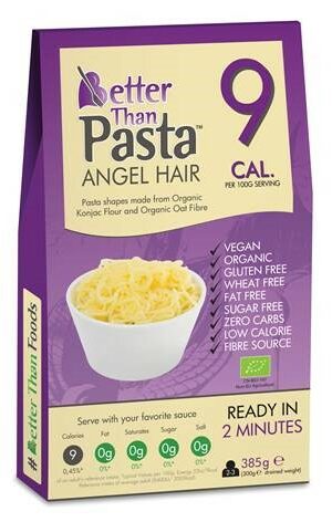 MAKARON (KONJAC) ANGEL HAIR BEZGLUTENOWY BIO 385 g (300 g) - BETTER THAN FOODS