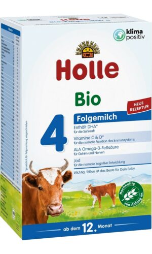 MLEKO KROWIE 4 OD 1 ROKU ŻYCIA BIO 600 g - HOLLE