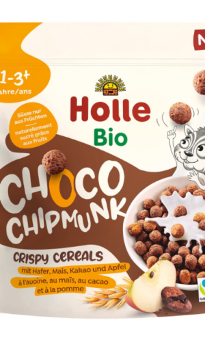 KULKI ZBOŻOWE KAKAOWA WIEWIÓRKA BEZ DODATKU CUKRÓW OD 1 ROKU FAIR TRADE BIO 125 g - HOLLE