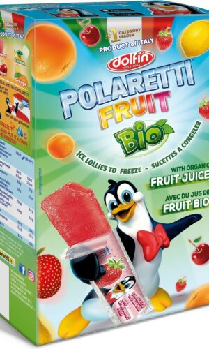 LODY WODNE DO ZAMROŻENIA BIO (10 x 40 ml) 400 ml - POLARETTI FRUIT (DOLFIN)