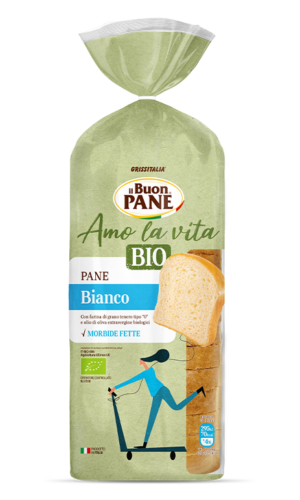 CHLEB TOSTOWY KROJONY BIO 400 g - IL BUON PANE