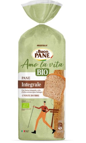 CHLEB TOSTOWY PEŁNOZIARNISTY KROJONY BIO 400 g - IL BUON PANE
