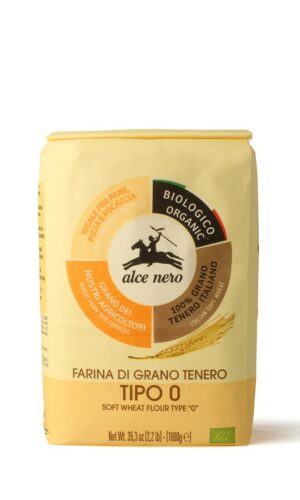 MĄKA PSZENNA TYP 0 NA PIZZĘ BIO 1 kg - ALCE NERO