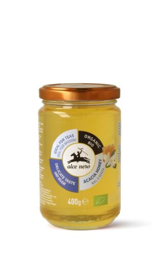 MIÓD NEKTAROWY AKACJOWY BIO 400 g - ALCE NERO