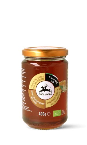 MIÓD NEKTAROWY KASZTANOWY BIO 400 g - ALCE NERO