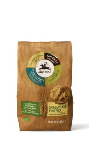 MAKARON (Z PŁASKURKI) GNIAZDA TAGLIATELLE BIO 250 g - ALCE NERO