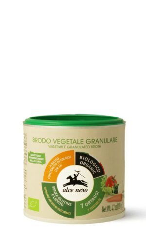 BULION WARZYWNY GRANULOWANY BEZGLUTENOWY BIO 120 g - ALCE NERO