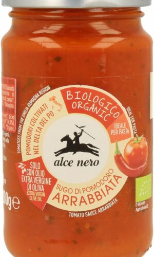 SOS POMIDOROWY Z CHILI ARRABBIATA BIO 350 g - ALCE NERO