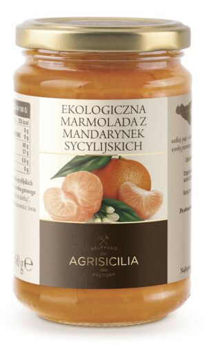 MARMOLADA Z MANDARYNEK SYCYLIJSKICH BIO 360 g - AGRISICILIA