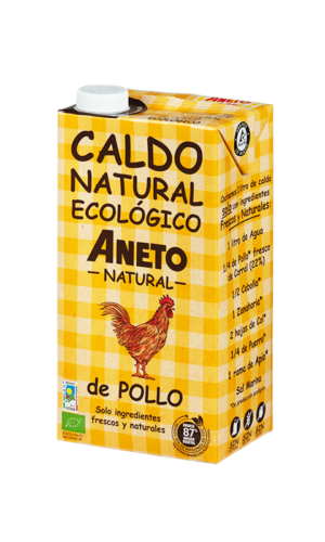 BULION Z KURCZAKA W PŁYNIE BEZGLUTENOWY BIO 1 L - ANETO NATURAL