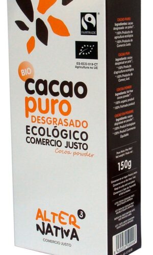 KAKAO W PROSZKU FAIR TRADE BEZGLUTENOWE BIO 150 g - ALTERNATIVA