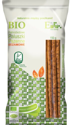 PALUSZKI PEŁNOZIARNISTE Z SEZAMEM BIO 150 g - ENVOY