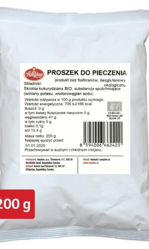 PROSZEK DO PIECZENIA BEZGLUTENOWY BIO 200 g - AMYLON