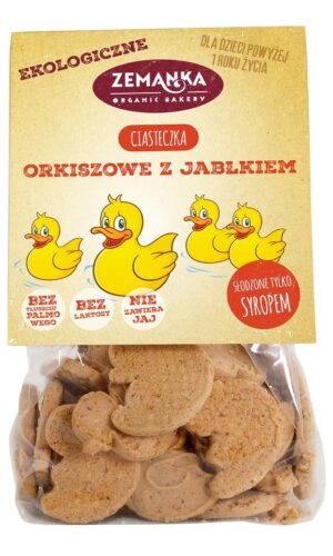 CIASTKA ORKISZOWE Z JABŁKIEM BIO 100 g - ZEMANKA