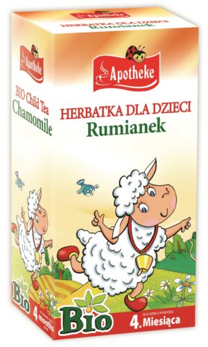 HERBATKA DLA DZIECI - RUMIANKOWA PO 4 MIESIĄCU BIO (20 x 1 g) 20 g - APOTHEKE