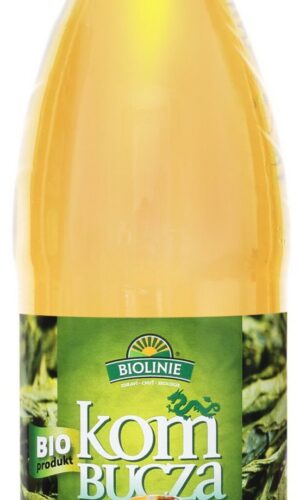 KOMBUCHA HERBATA ZIELONA Z CYTRYNĄ BIO 500 ml - BIO LINIE