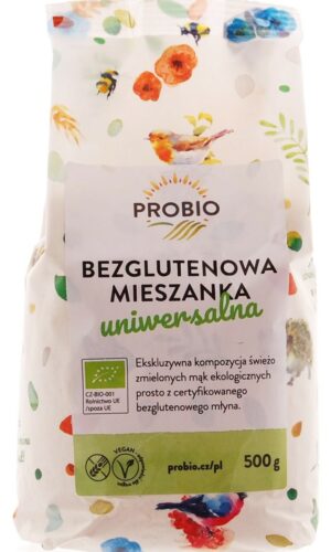 MIESZANKA DO WYPIEKU UNIWERSALNA BEZGLUTENOWA BIO 500 g - PROBIO