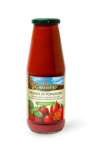 SOS POMIDOROWY PASSATA Z BAZYLIĄ BIO 680 g - LA BIO IDEA