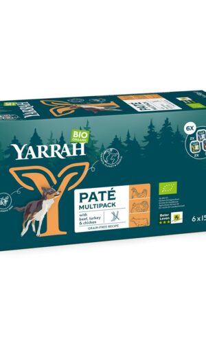(DLA PSA) MULTIPACK PASZTET BIO (6 x 150 g) 900 g - YARRAH
