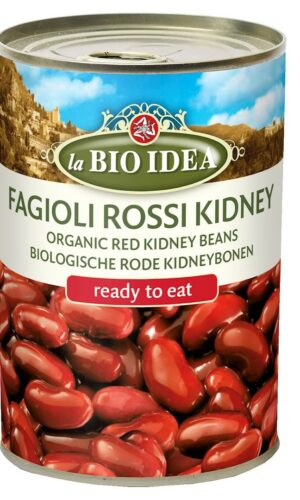 FASOLKA CZERWONA KIDNEY W ZALEWIE BIO 400 g (240 g) - LA BIO IDEA