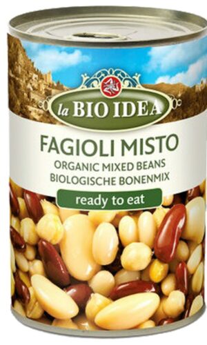 FASOLA MIX W ZALEWIE BIO 400 g (240 g) - LA BIO IDEA