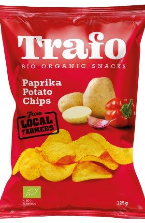 CHIPSY ZIEMNIACZANE PAPRYKOWE BIO 125 g - TRAFO