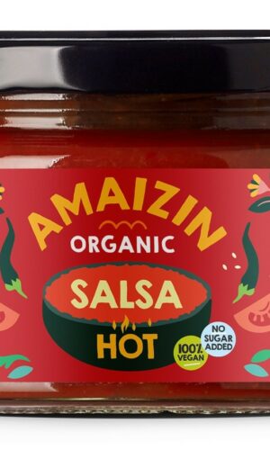 SOS SALSA PIKANTNY BEZGLUTENOWY BIO 260 g - AMAIZIN