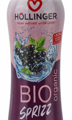 NAPÓJ GAZOWANY CZARNA PORZECZKA 30 % MNIEJ CUKRU BIO 500 ml - HOLLINGER